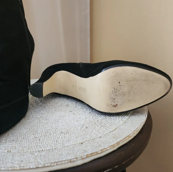 HOBBS Elegant Black Women's Premium suede Ankle Boots SIZ 7.New Conditon - Picture 7 of 8